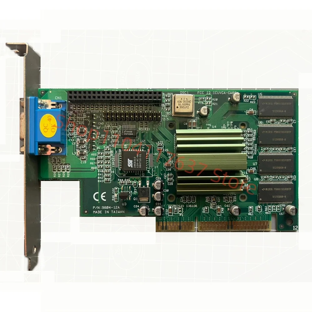 Normal function AGP graphics card ICUVGA-GW804