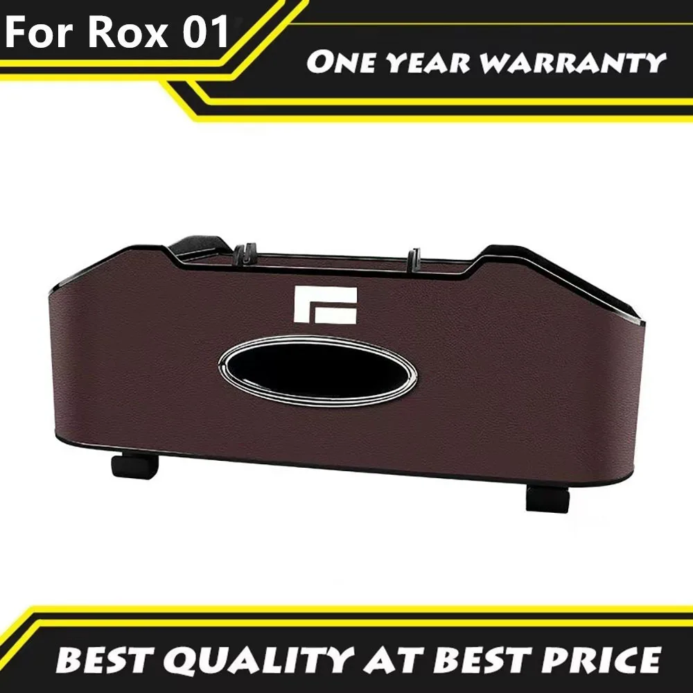 

For 2024 2025 BAIC JISHI Polestones 01 ROX 01 Functional Storage Box Car Mounted Rear Seat Backrest Tissue Hook Water Cup Holde