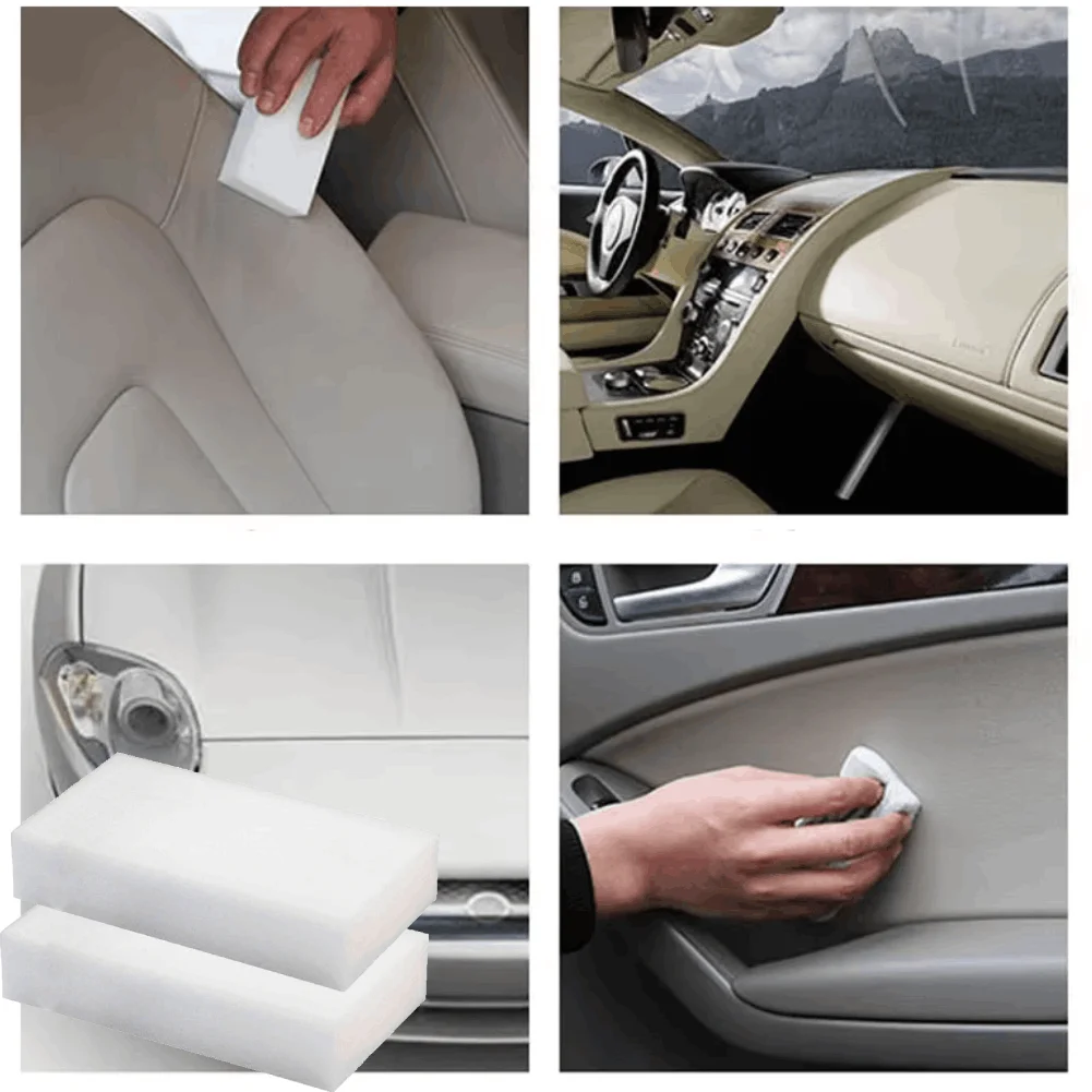 1/50PCS Melamine Sponge Magic Sponge Eraser for Car Cleaning Waxing Sponge Tool to Remove Water Stains Dirt Professional Tools