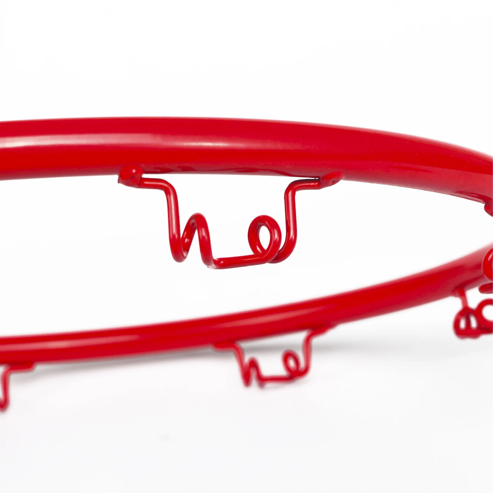 32CM Basketball Rim Bright Color Paint Coated Weatherproof Wear-resistant Basketball Rim for Cultivating Children's Interest in