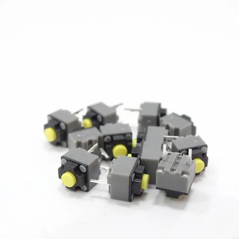 Kailh-マウス用の正方形のサイレントボタン、6x6x7.3mm、マイクロスイッチ、長方形の修理部品、5個