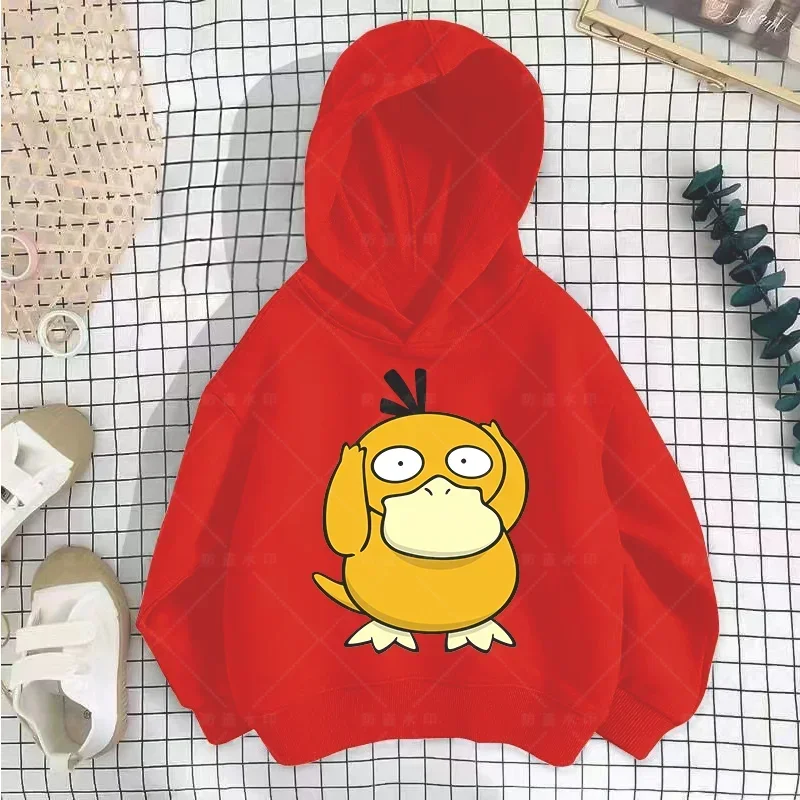 comfortable hoodie for boys and girls sweater for kids pullover Pikachu Koda Duck for kids Winter sports sweatshirt season