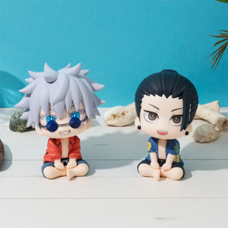 【أصلي 100%】MegaHouse Jujutsu Kaisen- Gojou Satoru Getou Suguru Look Up Okinawa Ver. لعبة مجموعة نماذج شخصيات الرسوم المتحركة