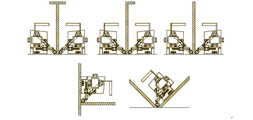 Automatic Program Welding Trolley New Condition Continuous Control Manual MIG Welding Carriage HK-5B