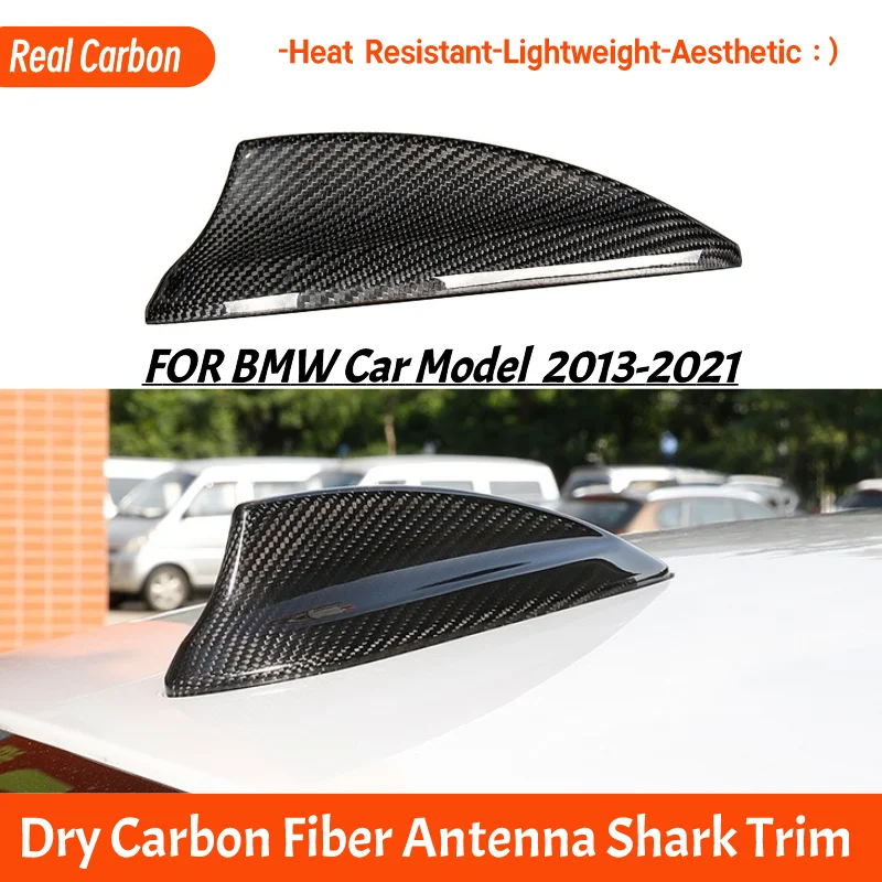 Dry Carbon Fiber Antenna Shark Fin For BMW F32 F15 F30 G30 G11 F20 F22 M3 F80 F87 E46 E90 E92 F01 F36 F82 M5 F10 F85 F45 F48