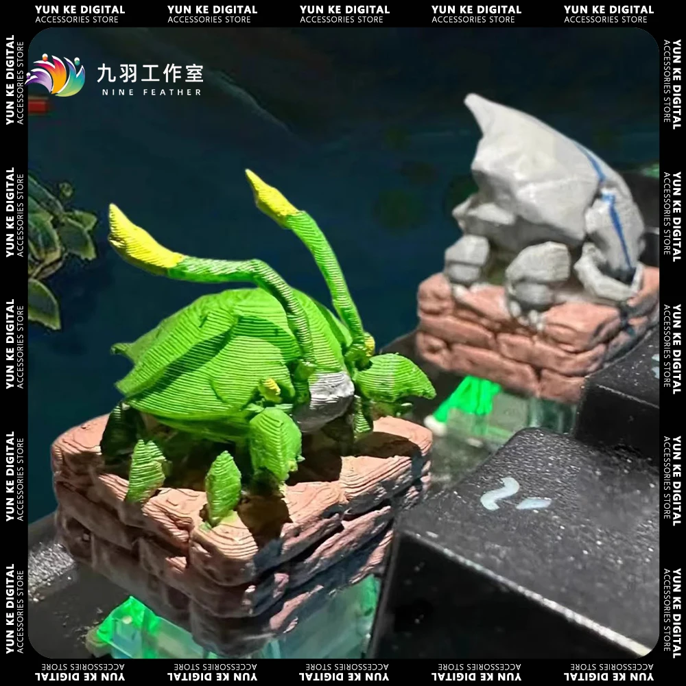 DIY Keycaps para Teclado Mecânico, Creative Keycaps, Original, personalizado, 3-Dimensional, PC, Acessórios Gamer, Presentes, 1 Chave