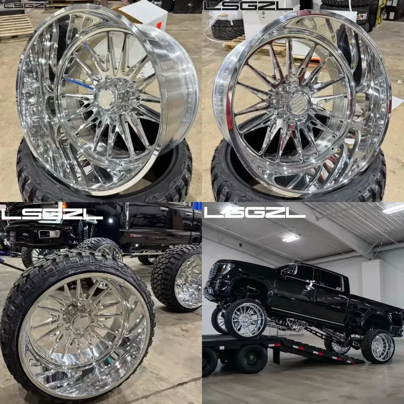 

i LSGZL Forged Wheels 6x5.5 Pickup Truck 24x12 8x6.5 Truck Forged Truck Wheels 6x5.5