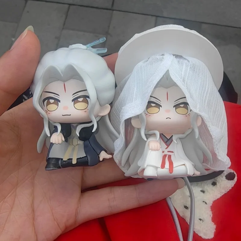 حقيقي فوشان هاي الجلوس عرض الجبال البحار سلسلة صندوق أعمى تمثال صغير سطح المكتب زخرفة بولي كلوريد الفينيل نموذج اللعب دمية صندوق غامض الهدايا #2