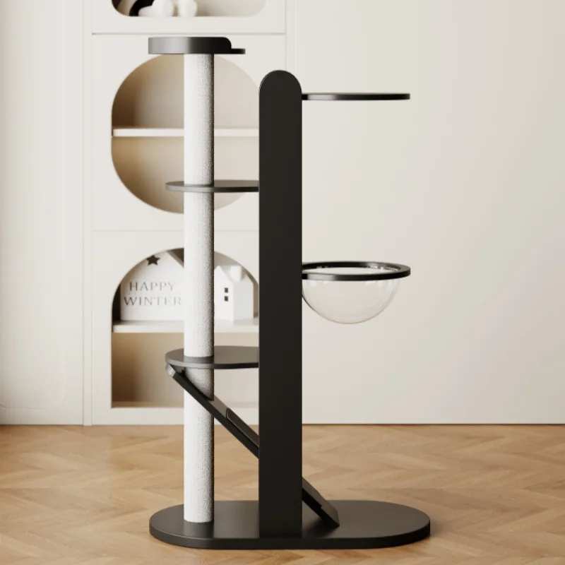 Solid wood cat nest cat tree integrated home use does not occupy space Cat scratching post small