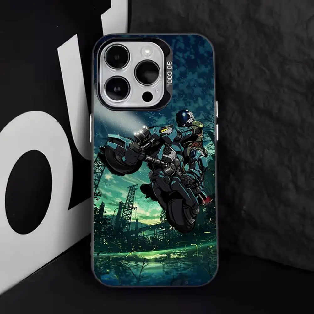 R-Roboteches M-Macross (1) coque de téléphone pour iPhone 17,16,15,14,13,12,11,Pro,Max,Plus,E,Air,Mini coque en Tpu noir