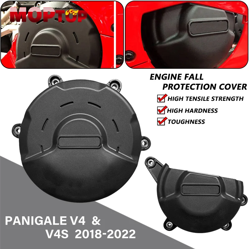 

Motorcycle Parts For DUCATI Panigale V4 PANIGALE V4S 2018-2023 ABS Engine Protective Cover Modified Engine Stator Covers Guard