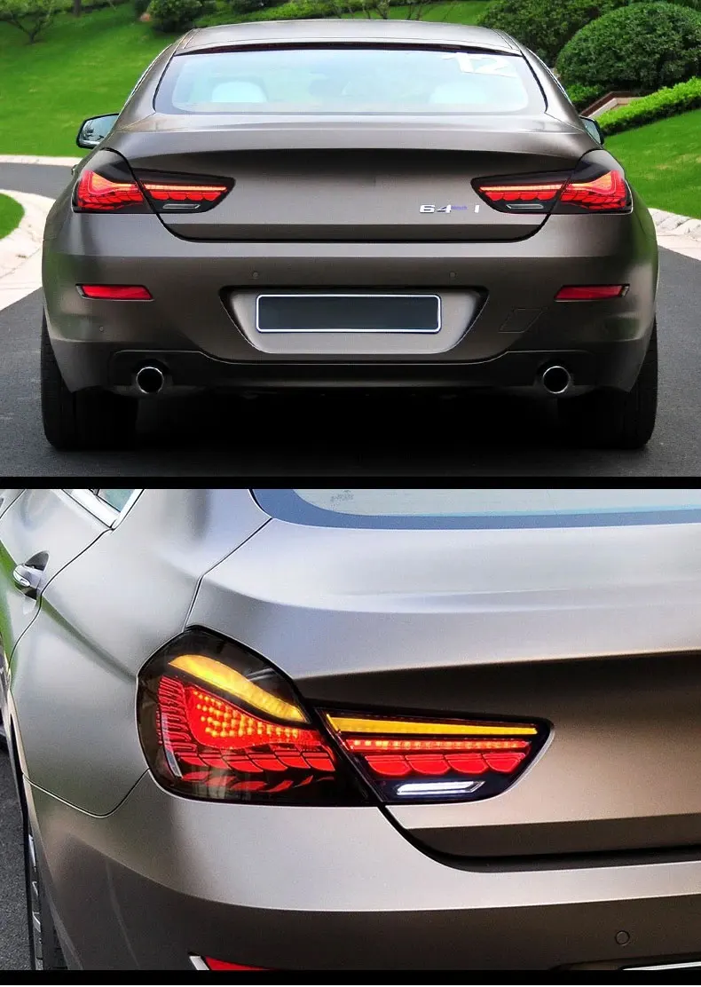 

Pair Taillight Assembly For BMW 6 Series M6 F06 LED Tail Lights F12 F13 2010-2017 Modified Car LED Rear Lamp DRL Accerssoreis