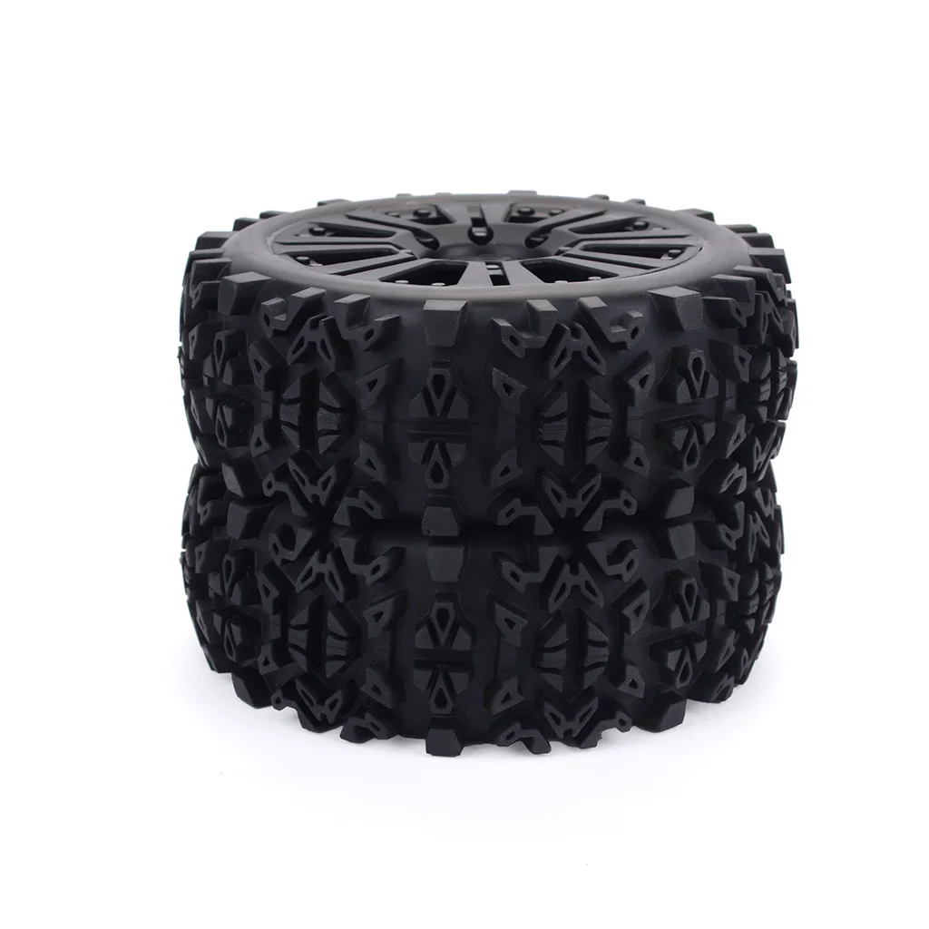 4Pcs/bag 1/8 RC Car Tires Buggy 120mm Tires 17mm Hex Wheel hub for 1/8 ZD Racing 4WD RC Car Truck Upgrade Parts