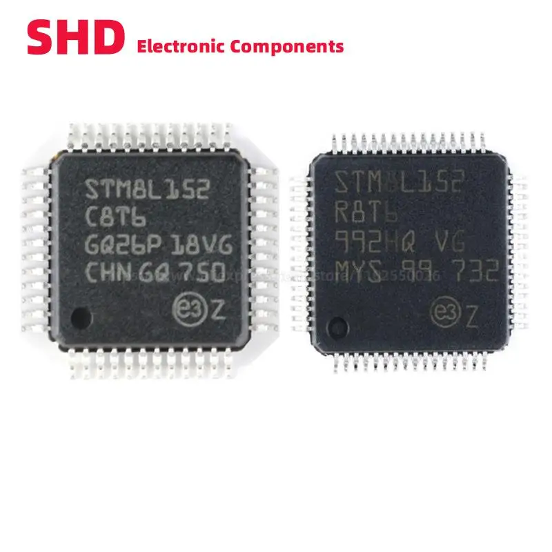 STM8L152 STM8L152C6T6 STM8L152C8T6 STM8L152R8T6 LQFP-48/64 SMD IC Microcontroller ARM MCU