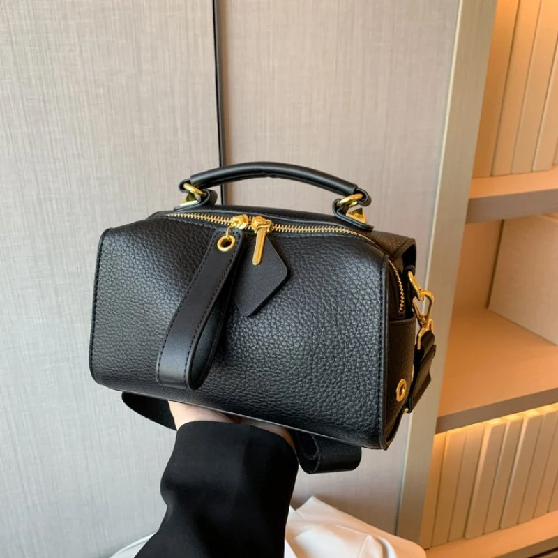

High-End Luxury Brand Ladies Handbag Leather Elegant Famous Designer Fashionable Vintage Commuter Daily Bag
