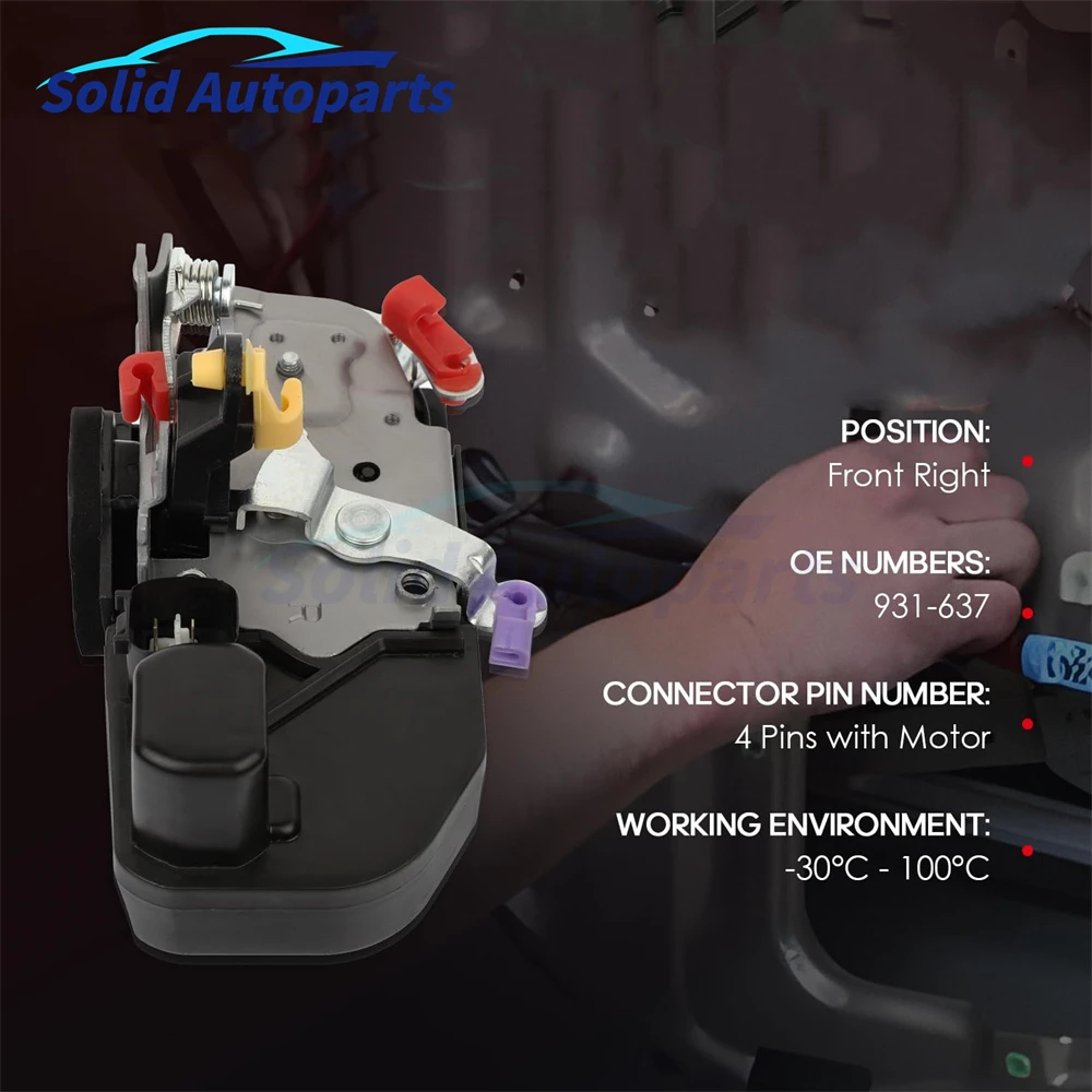 

Привод дверного замка 931-637, передняя правая боковая дверная защелка пассажира Для Dodge 2002-2008 Ram 1500 03-09 Ram 2500 03-10 Ram 3500