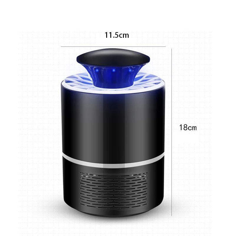 Mosquito Killer Lamp USB LED Anti Mosquito Electric Bug Zapper Silent Mosquito Trap Insect Killer For Outdoor Bedroom