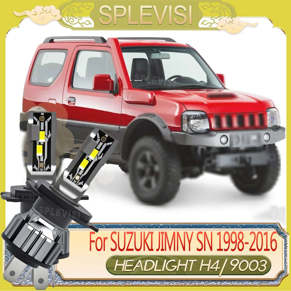 

for Night Driving 9003 LED headlight For SUZUKI JIMNY SN 1998 1999 2000 2001 2002 2003 2004 2005 2006 2007 2008 2009 2010-2016