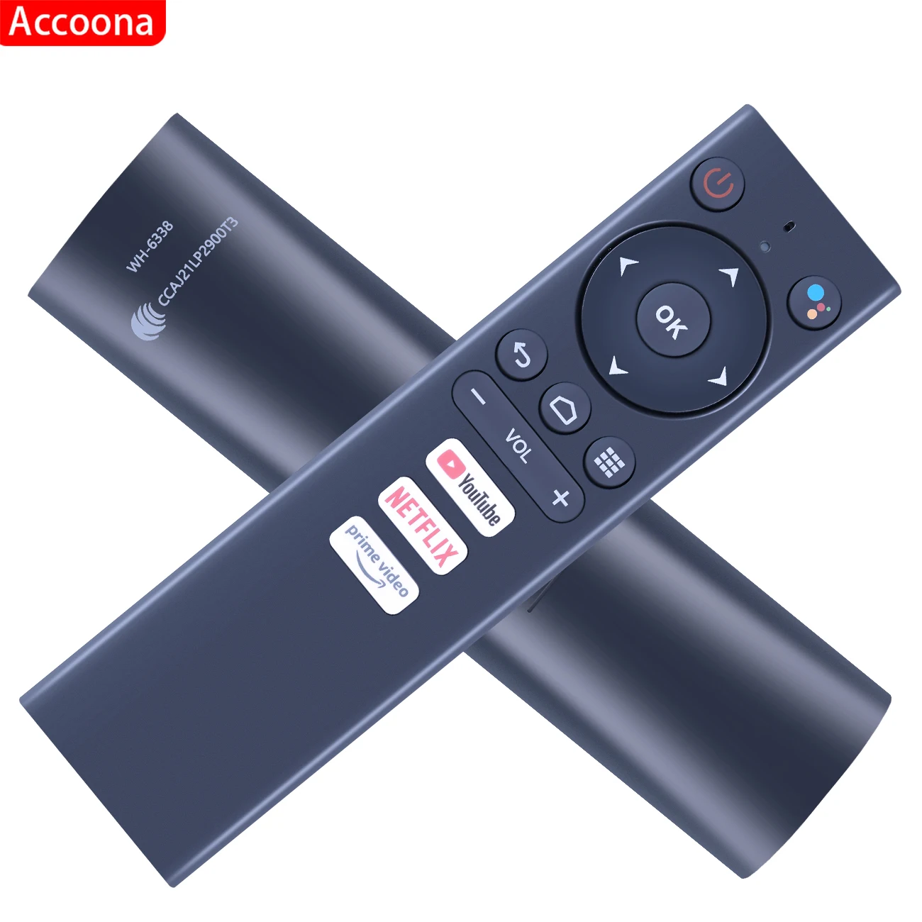 Voice remote control for BLAUPUNKT B-Stream tv Box DV8535 wh-6338