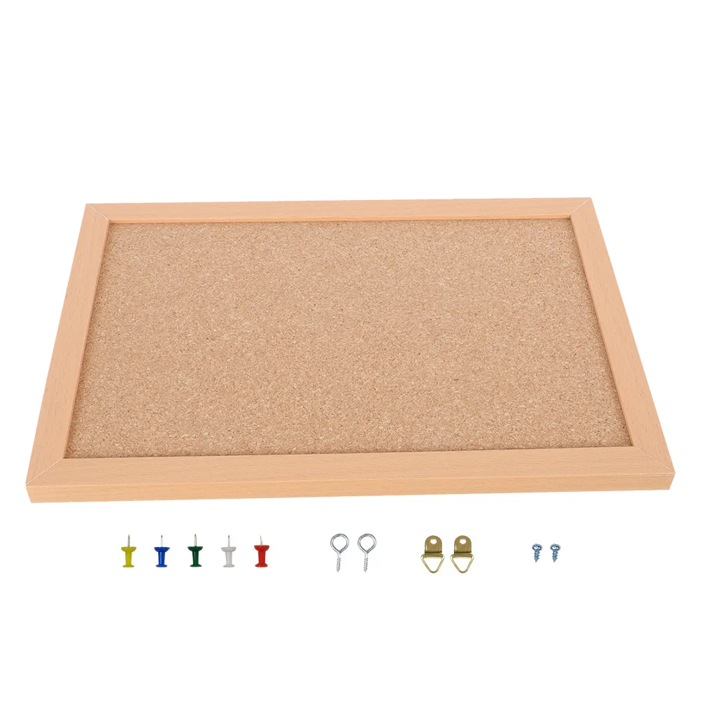 Thumbtack Board Cork Display Corkboard Wall Hanging Information Show Bulletin Vision Message