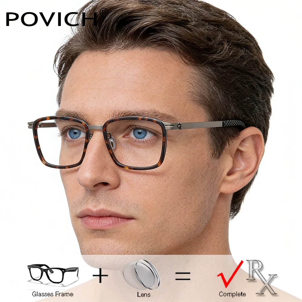 

New Men's Ultra Lightweight Design Glasses Myopia Prescription Recipe Astigmatism Lenses Progressive Eyewear Reading Office