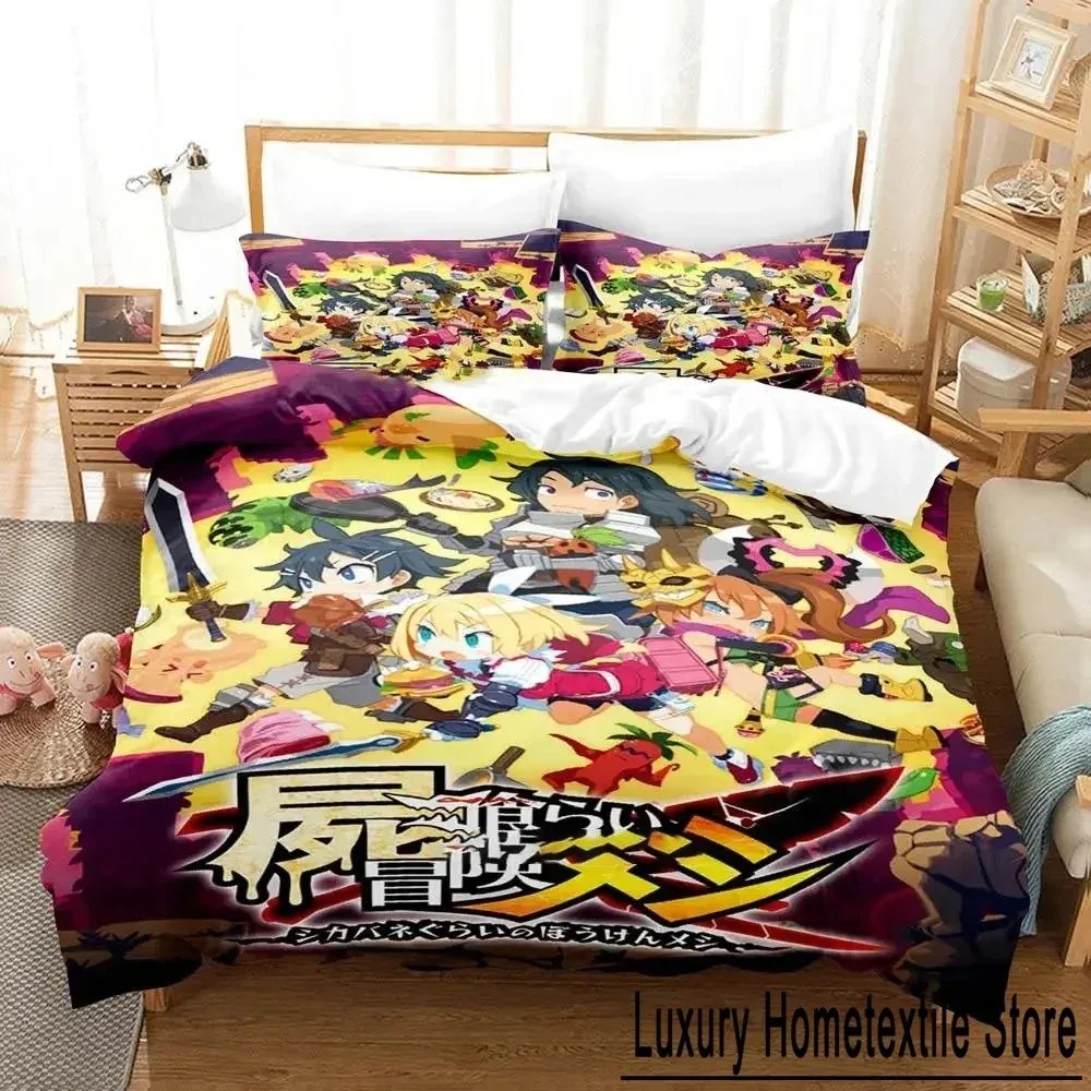 

3D Print Anime Disgaea Bedding Set Duvet Cover Bed Set Quilt Cover Pillowcase Comforter king Queen Size Boys Adult Bedding Set