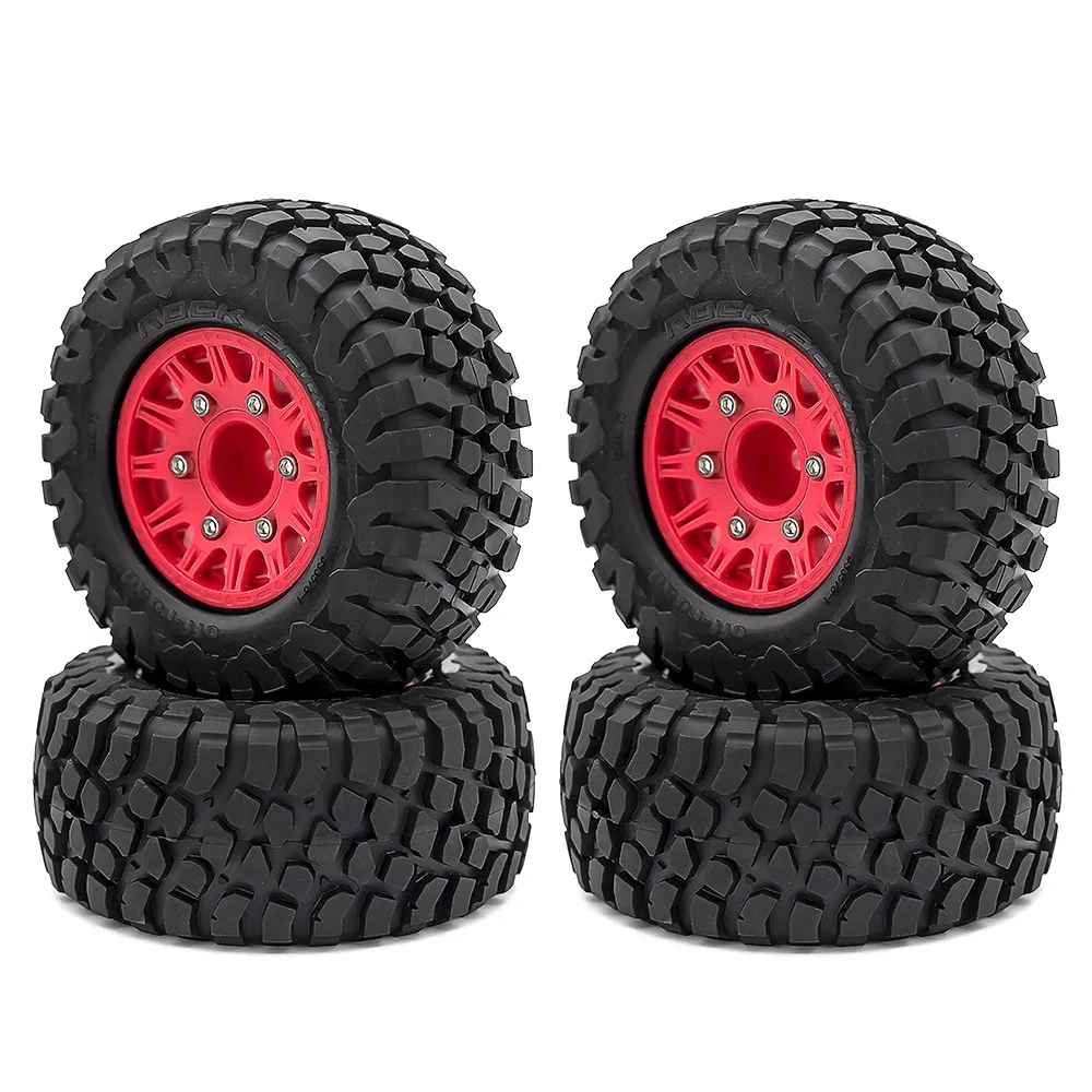 For 1:8 1:10 Trax Slash Huanqi 727 Vika 112mm Tire Rc Car Model Short Card General Road Tire Upgrade Tire Adapter 12mm/14/17mm