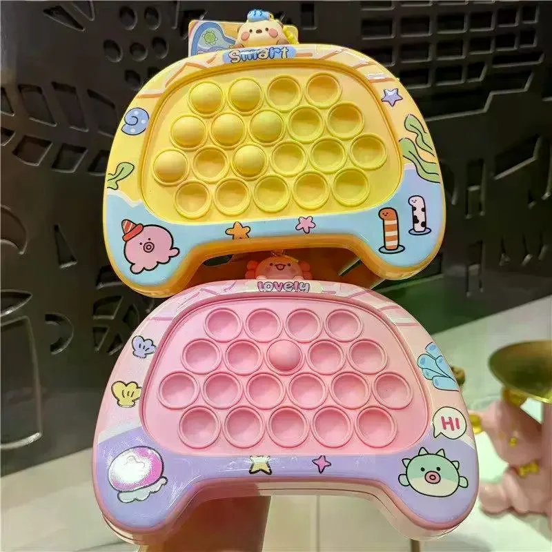 Cartoon Fidget Toy Soft Silicone Pendant Design For Kids Bag Keychain Daily Stress Relief Cute