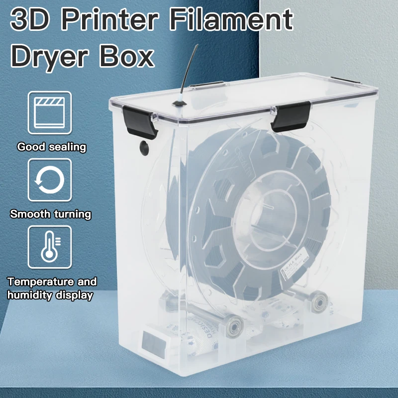 ES-3D parti della stampante scatola dell'essiccatore a filamento monitoraggio ermetico e resistente all'umidità in tempo reale per filamenti PLA ABS per stampante 3D