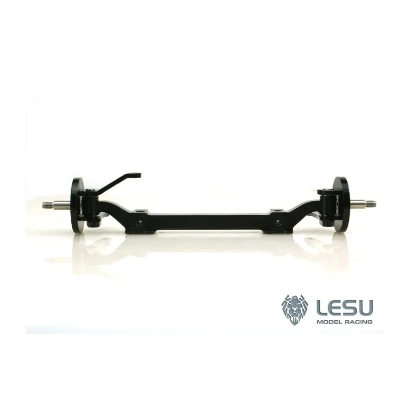 L'asse anteriore in metallo simulato non alimentato LESU Q-9052 è adatto per l'aggiornamento del camion del trattore Tamiya del camion 1/14 o modifica fai-da-te