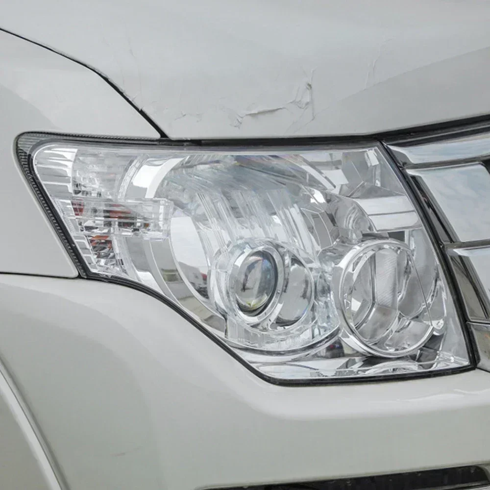 For Mitsubishi Pajero V93 V97 V98 2007-2020 Headlamp Cover Transparent Headlight Shell Lens Plexiglass Auto Replacement Parts view 6