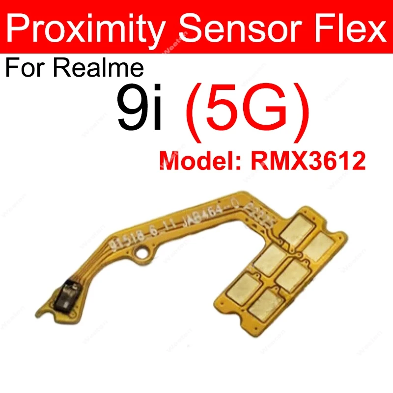 For Realme 3 7 9 10 10S 10T 11 12 12X 13 Pro Plus 4G 5G Proximity Light Sensor Flex Ambient Light Sensing Connector Parts