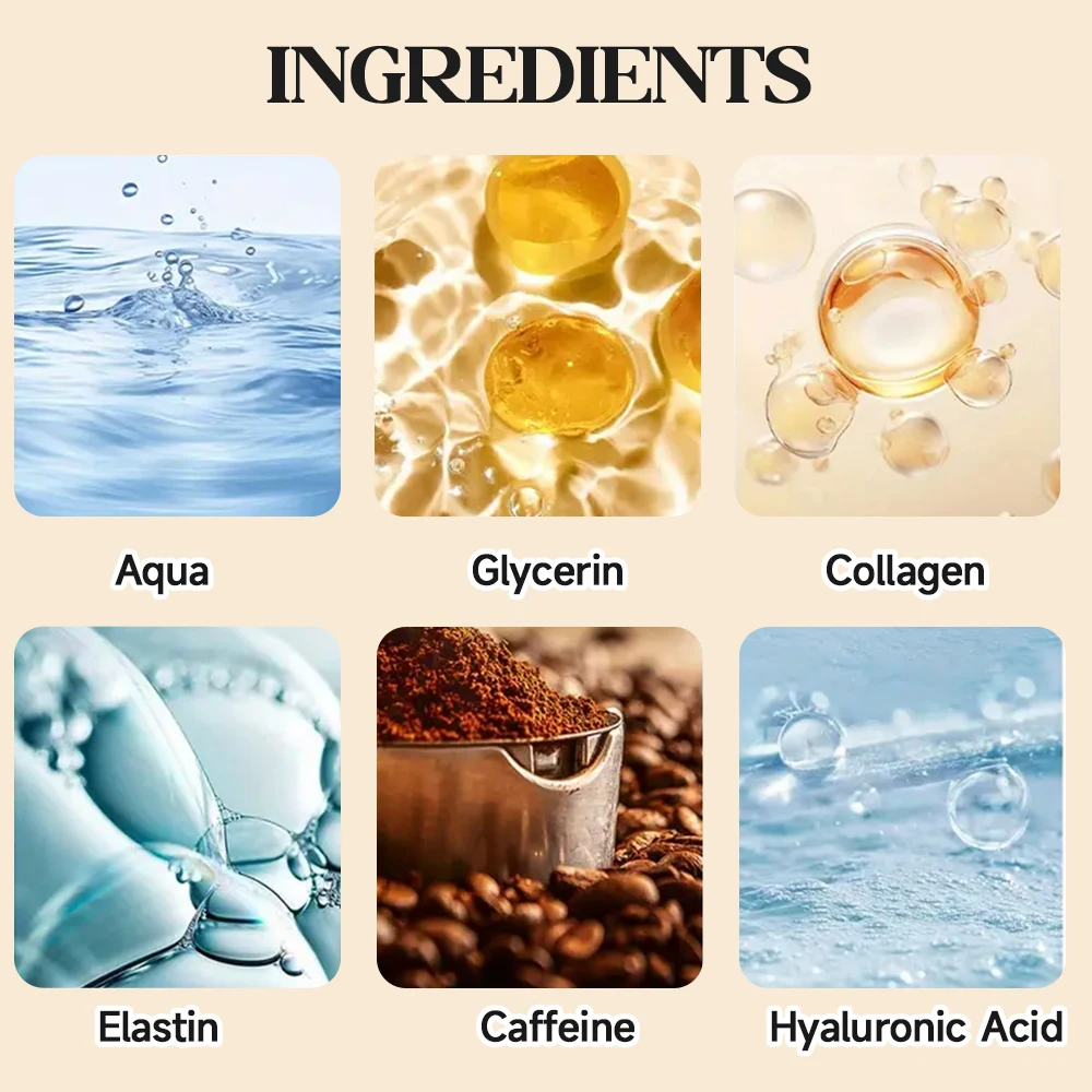 RDOCTQ Collagen Peptide Anti-Aging Serum for Face Skin Brightening Reduces Fine Lines Wrinkles Heals Repairs Skin