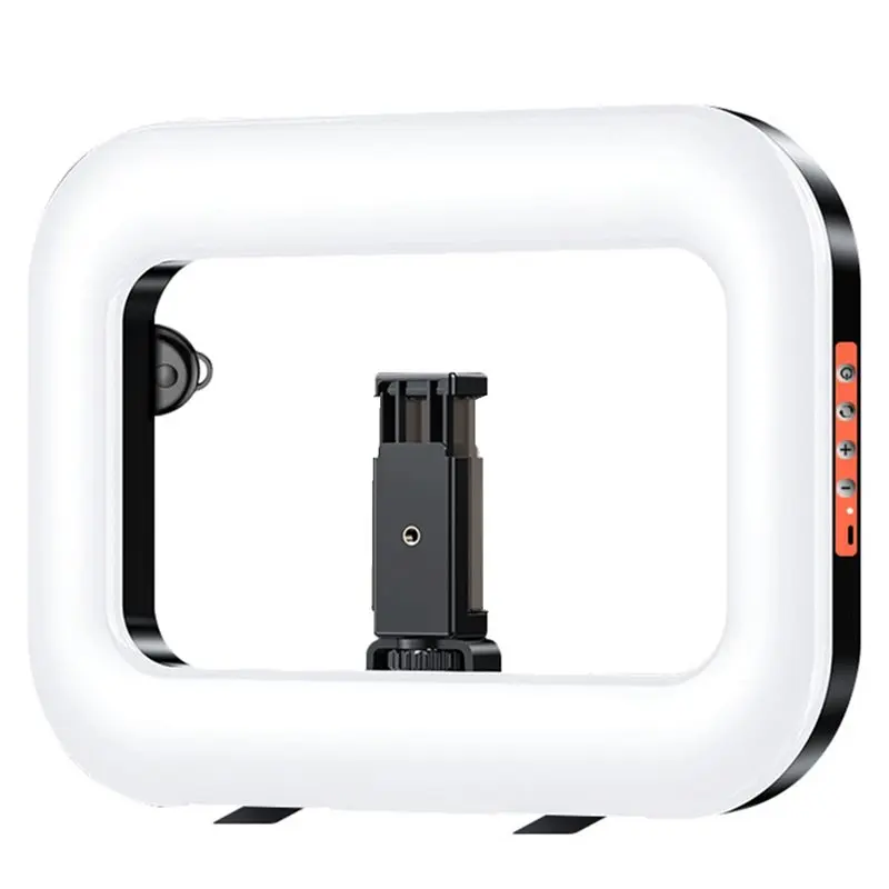 

Ручной кольцевой светодиодный заполняющий светильник для селфи, перезаряжаемый портативный телефон, прямая трансляция фотографии с пультом дистанционного управления BT