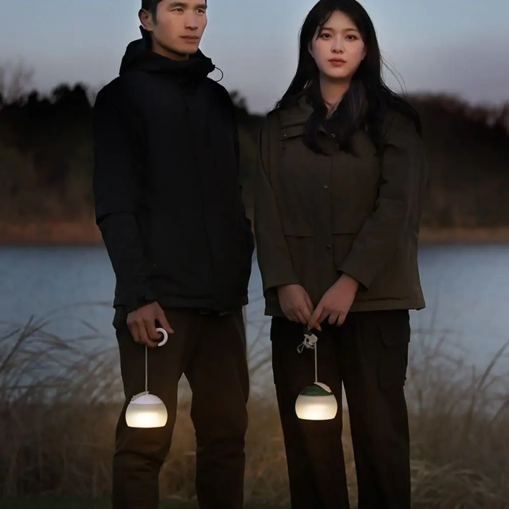 Rechargeable Camping Tent Hanging Light with Hook Emergency Camping Lanterns ABS Waterproof LED Atmosphere Light Outdoors