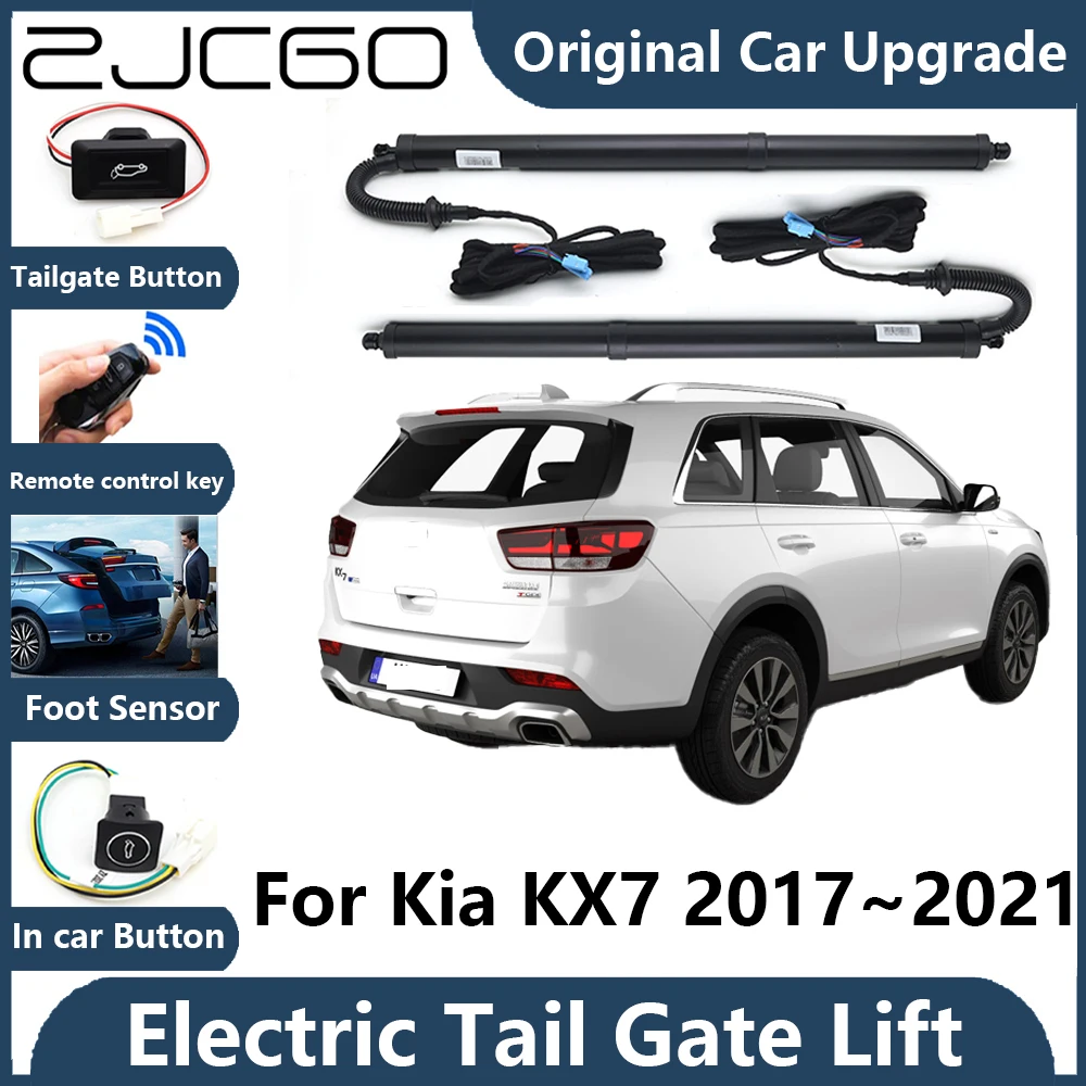 

Автоматическая задняя дверь ZJCGO для Kia KX7 2017 ~ 2021, подъемник для электрических задних ворот, опора, Поддержка питания автомобиля, подъемная дверь, стойка