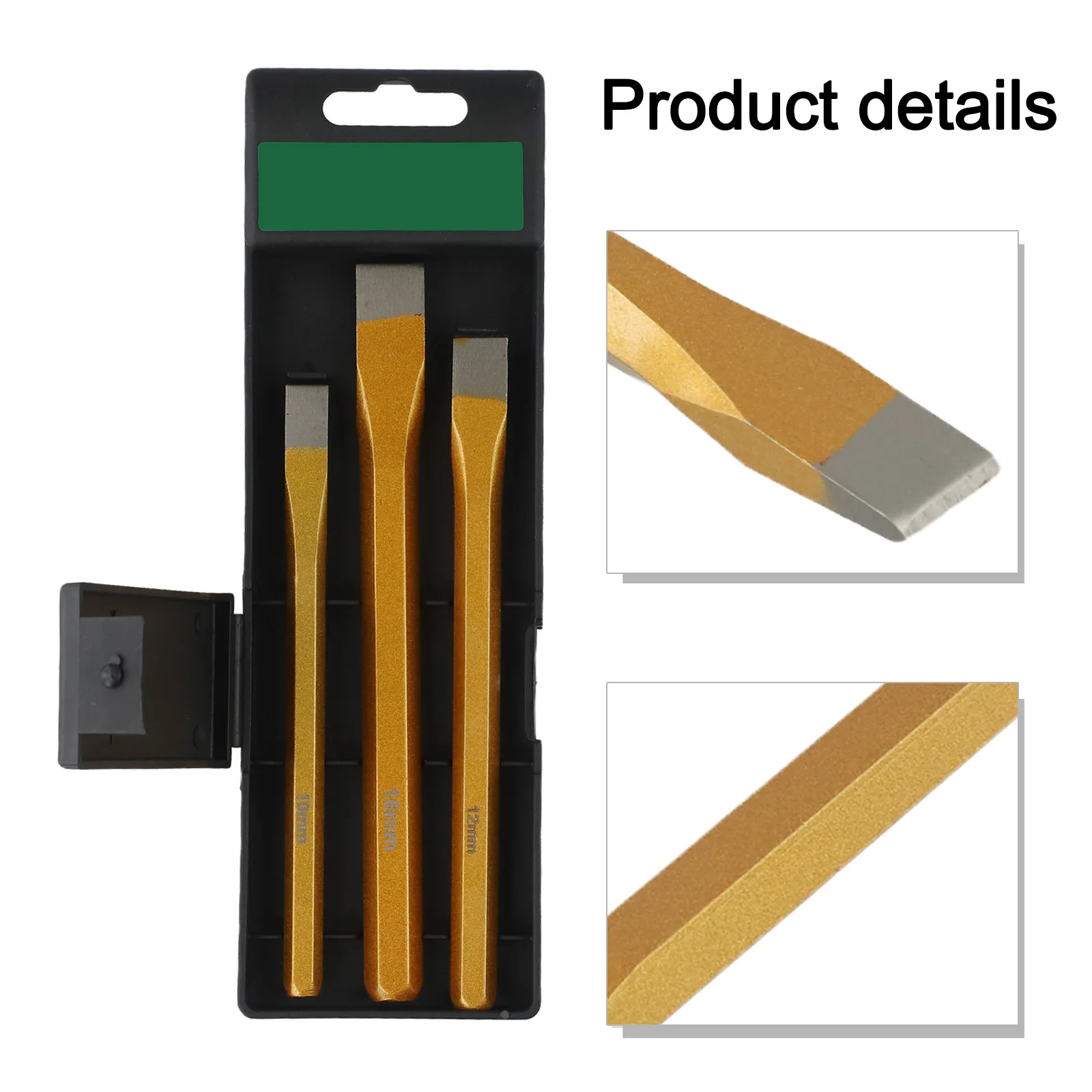 

Construction Site 1/2inch Chisel Set Alloy Steel Chisel Set Alloy Steel Chisel Easy To Use Hard And Wear-resistant