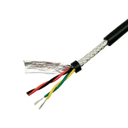 1M 26AWG 24AWG 2 core 4 core 6 core 8 core 10 core 485 communication signal wire RVSP pure copper twisted pair shielded wire