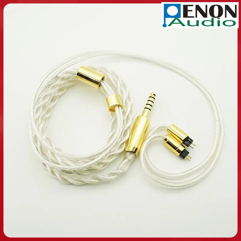 

Кабель для замены/модернизации наушников Tansio Mirai Armor/Sands/Akiba/TSMR X 2Pin 0.78mm, монокристаллическая медь, посеребренный, для внутриканальных наушников (IEM)