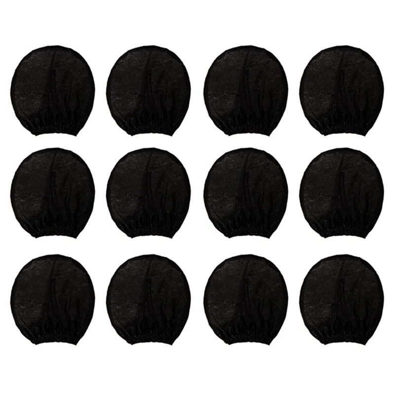 

400PCS Disposable Microphone Covers Individually Packaged, Suitable For Most Handheld Microphones, Non-Woven, Black