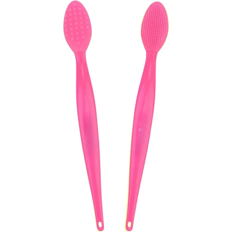 Facial Cleansing Brush & Lip Scrubber Exfoliator – Dual-Sided Silicone Exfoliating Tool for Lips and Face, for Dead Skin Removal, Massaging, Blackhead Cleansing, DIY Mask & Face Scrubber