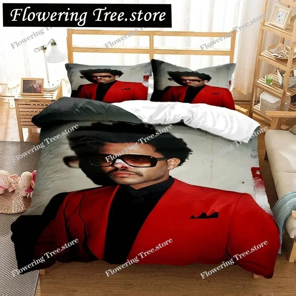 Die Weeknd Fashion Pop Singer 3D Printed Bedding Queen Bedding Set Customized King Size Bedding Set Soft And Comfortable