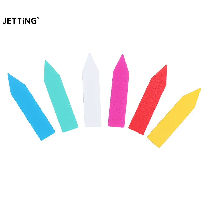 

100 шт. 5*1 см этикетки для растений, комнатная бирка с именем бонсай, пластиковые разноцветные