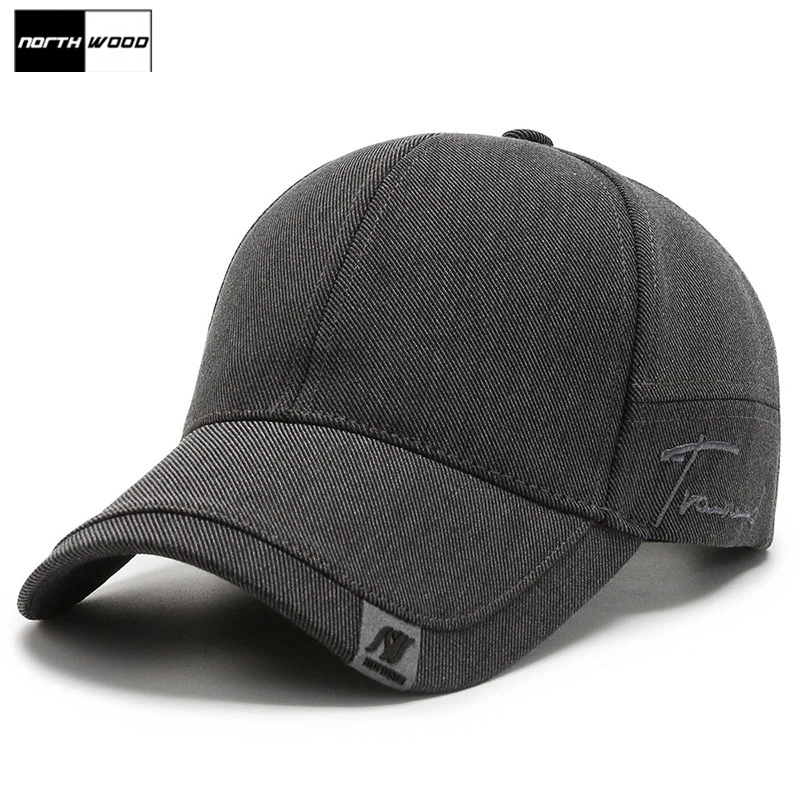 

NORTHWOOD High Quality Solid Baseball Caps for Men Outdoor Cotton Cap Bone Gorras CasquetteHomme Men Trucker Hats