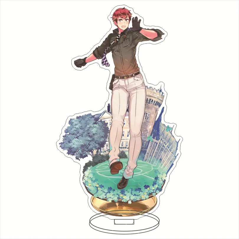 16CM Anime Figure Axis Powers Hetalia Feliciano Vargas Kiku Honda Ludwig Beilschmidt Arthur Kirkland Cos Acrylic Stand Ornaments