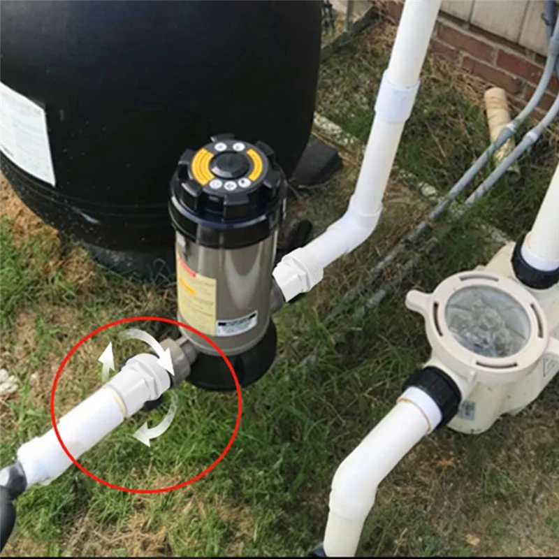 

ABHS-2 шт. адаптер для шланга для бассейна, сменный разъем для шланга для бассейна от 1,25 до 1,5 дюйма для деталей и аксессуаров для бассейна Intex