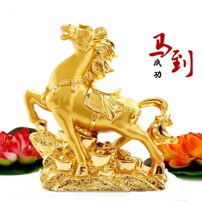 

Copper Statue Home Lucky The horse decoration Crafts Ornament office feng shui lucky horse ornaments rich furnishings immediate