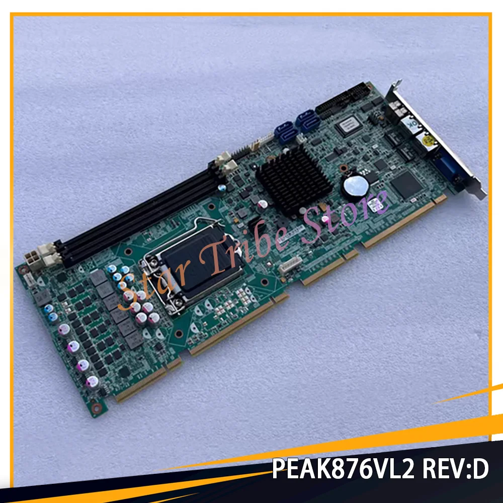 

Industrial Control Motherboard PEAK876VL2 REV:D Supports Core i7/i5/i3/Pentium Processors Dual-Channel DDR3 Memory Slots