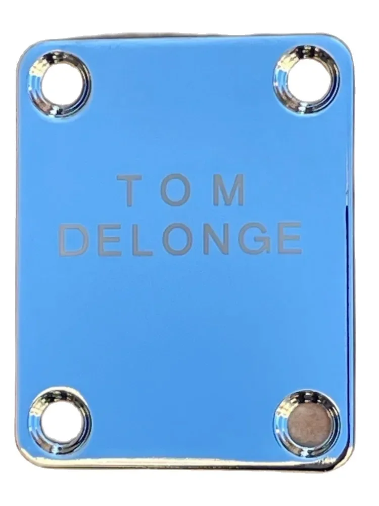 High Quality,Tom Delonge, Chrome Neck Plate ,  Strato, Electric Guitar,