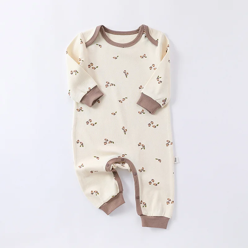 0-24M Newborn Kid Baby Boy Girl Clothes Spring Summer Cotton Baby Romper Long Sleeve Stretch Jumpsuit Cute Outfit